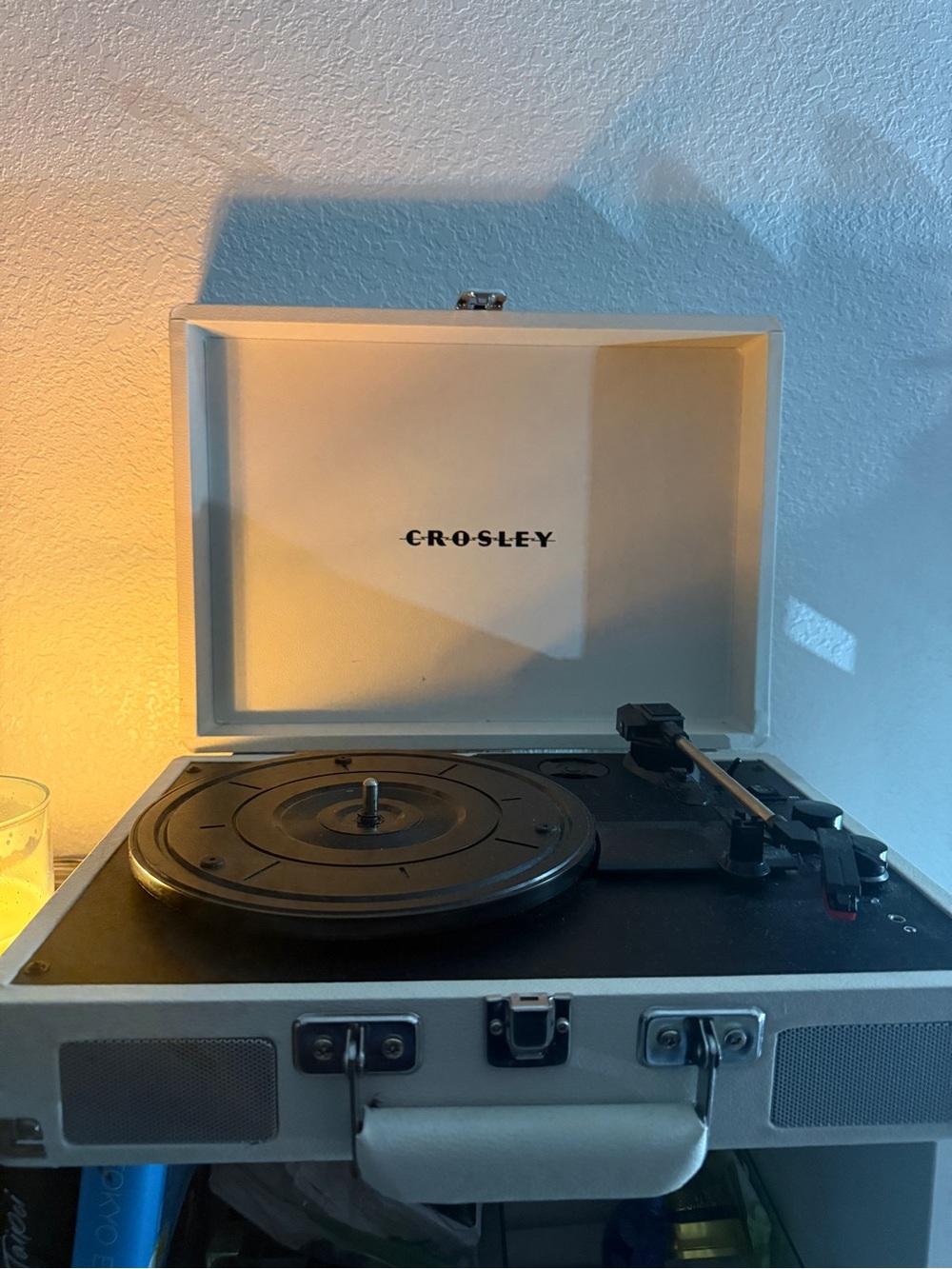 Crosley Cream Portable Suitcase Turntable